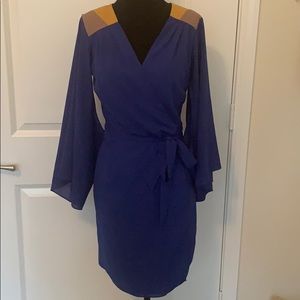 Belted wrap dress